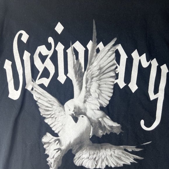 Natives Of The Weekend Men’s Medium-Visonary T-shirt White Doves - Picture 5 of 8